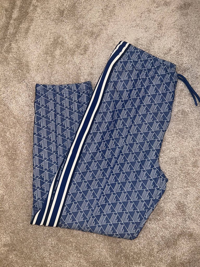 Lacoste Mens Paris Monogram Sweatpants Nwt Lacoste Mens Paris Monogram Sweatpants Nwt